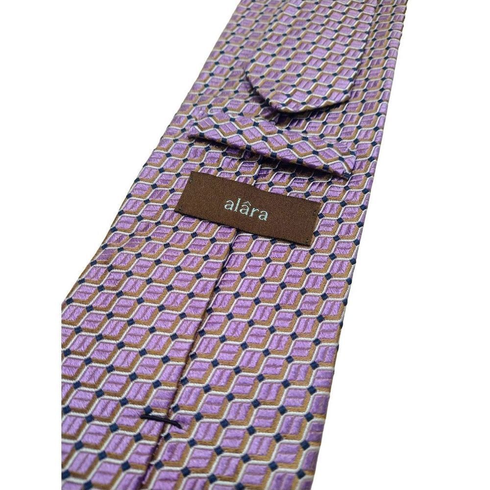 Alara Tie, Purple/Brown